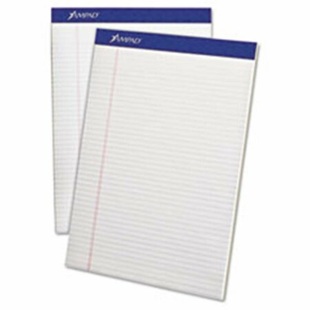 TOPS PRODUCTS Perforated Writing 8.5 x 11.75 Pad- White - 50 Sheets 20322